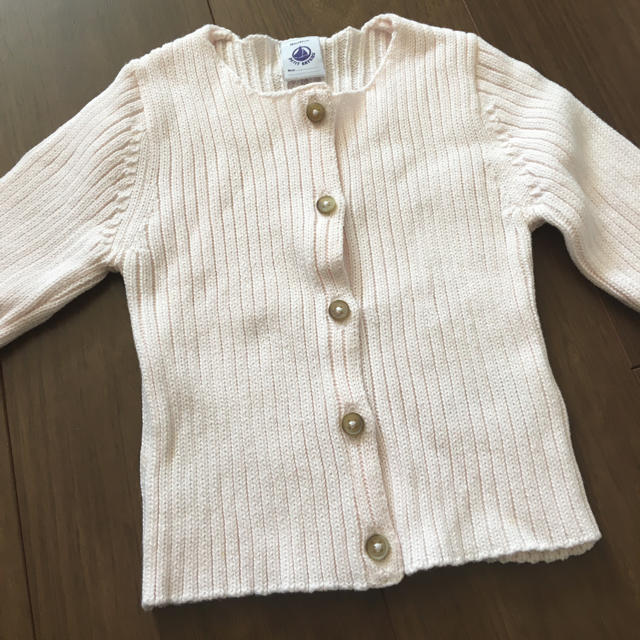 PETIT BATEAU(プチバトー)のプチバトー ⭐︎ カーディガン 18manths 80cm キッズ/ベビー/マタニティのベビー服(~85cm)(カーディガン/ボレロ)の商品写真