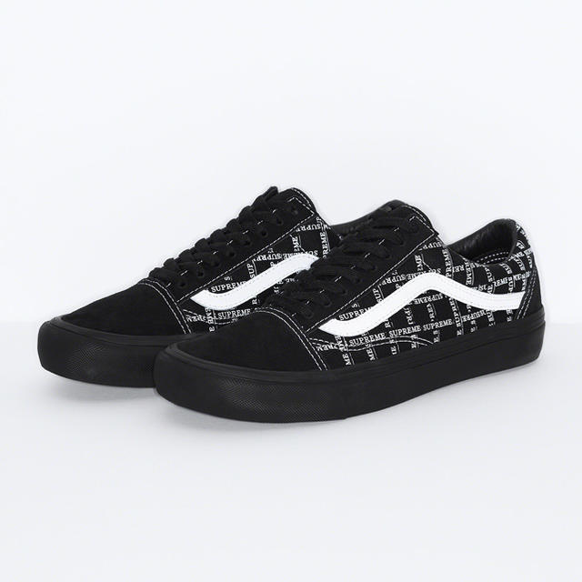 黒 27cm Supreme Vans Old Skool Pro Black