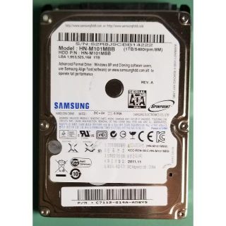 サムスン(SAMSUNG)のHDD 1TB 2.5 SAMSUNG(6914時間)(PCパーツ)