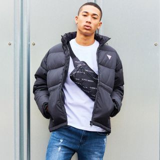 REIJIN 様専用guess ゲス ダウンジャケット 黒 メンズ L REIJIN 様専用guess ゲス ダウンジャケット 黒 メンズ L