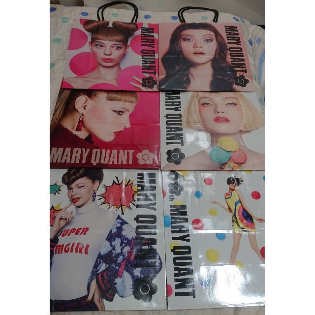 MARY QUANT(マリークワント)のMARY QUANT ショッパー(6枚セット) レディースのバッグ(ショップ袋)の商品写真