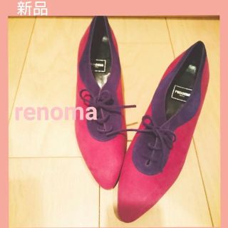 レノマ(RENOMA)の新品⭐︎レノマ⭐︎ベロアヒール(ハイヒール/パンプス)