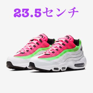 ナイキ(NIKE)のクリプレ価格　エア マックス 95 NIKE AIR MAX 95 白 ピンク(スニーカー)