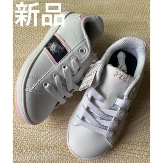 ポロラルフローレン(POLO RALPH LAUREN)のたまちゃん様専用　新品　スニーカー　ラルフローレン　ポロキッズ　子供運動靴(スニーカー)