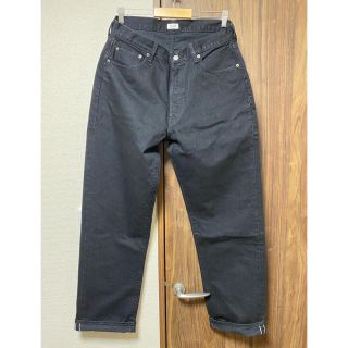 コモリ(COMOLI)のCIOTA STRAIGHT DENIM BLACK ONEWASH 34(デニム/ジーンズ)