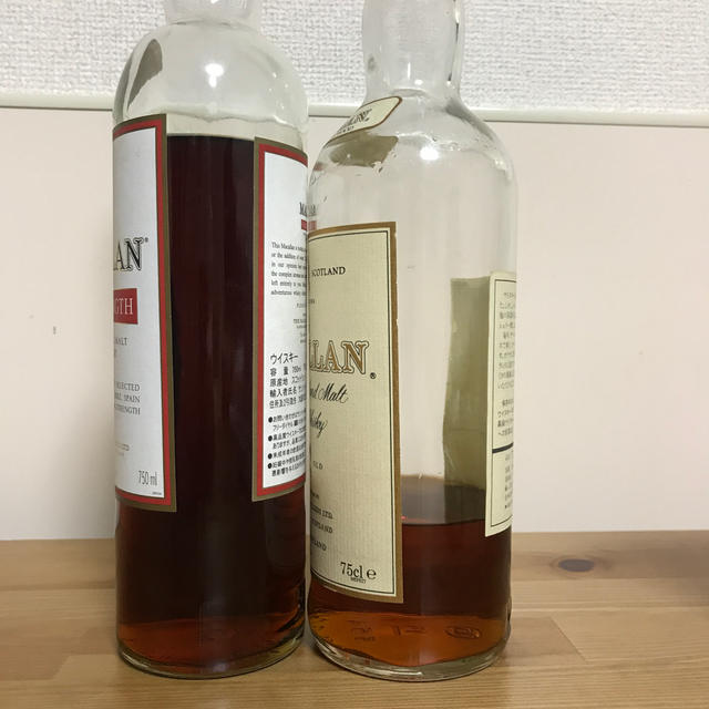 マッカラン カスクストレングス 旧ラベル 12年 空瓶 マッカラン カスクストレングス 旧ラベル 12年 空瓶