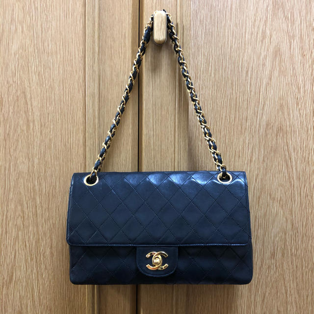 CHANEL シャネル マトラッセ ダブルチェーン ショルダーバッグ