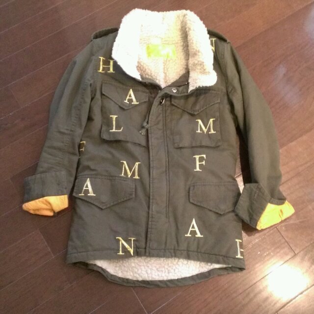 HALFMAN(ハーフマン)のハーフマン Halfman ボアミリタリ レディースのジャケット/アウター(ミリタリージャケット)の商品写真