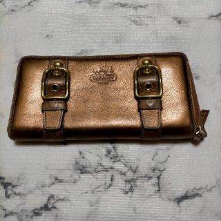 コーチ(COACH)のコーチ 長財布 ゴールド COACH(財布)