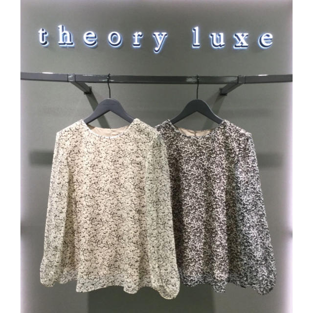 Theory luxe 20ss 花柄プリントブラウス