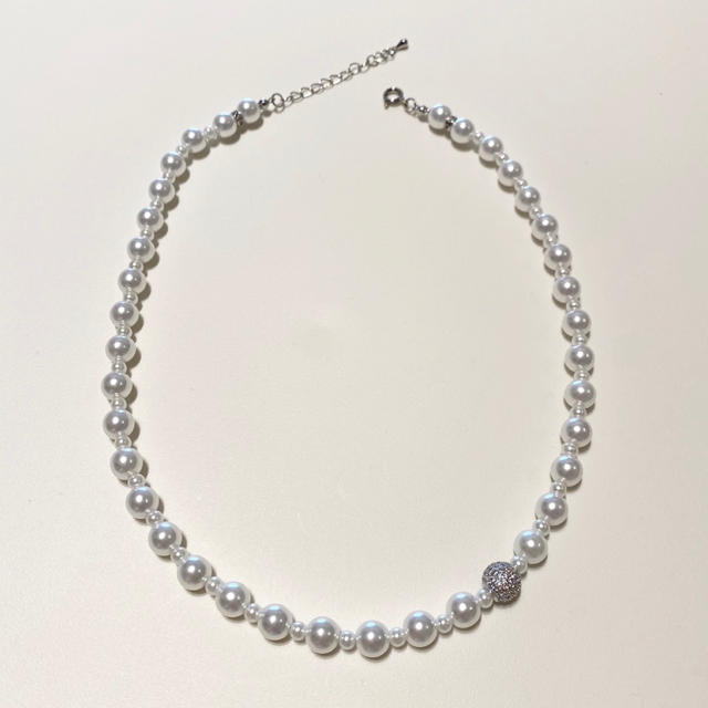 KAPITAL(キャピタル)のpearl beads necklace パールビーズネックレス メンズのアクセサリー(ネックレス)の商品写真