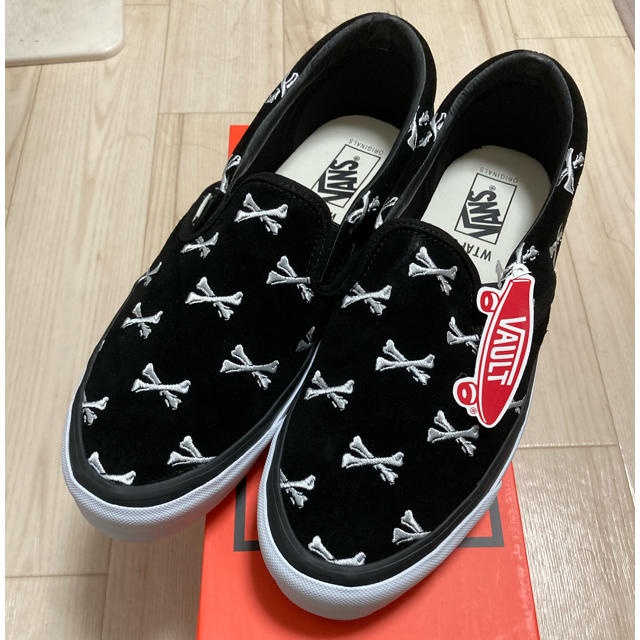 メンズWTAPS VANS SLIP-ON スリッポン ブラック 30cm US12