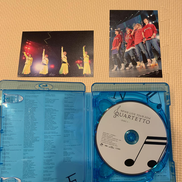 NEWS(ニュース)のNEWS　LIVETOUR2016　QUARTETTO DVD Blu-ray エンタメ/ホビーのDVD/ブルーレイ(ミュージック)の商品写真