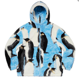 シュプリーム(Supreme)のsupreme Penguins Hooded Fleece Jacket  S(ブルゾン)