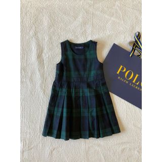 ラルフローレン(Ralph Lauren)のけいこ様専用☆ラルフローレン☆ウール100 % ワンピース　100 ネイビー(ワンピース)