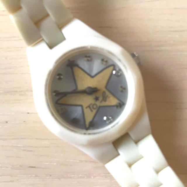 agnes b.(アニエスベー)のアニエスベー カジュアルウォッチ腕時計白稼働品agnes.b レディースのファッション小物(腕時計)の商品写真
