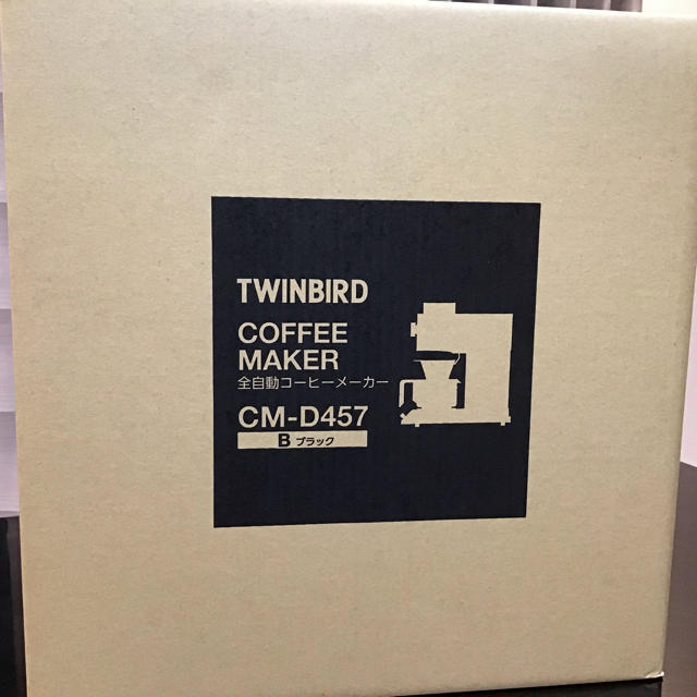 スマホ/家電/カメラ本日限定価格！！　TWINBIRD コーヒーメーカー　CM-D457B