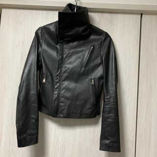 【美品】☆s.w.o.r.d レディースライダースラムジャケットXSダークグレー