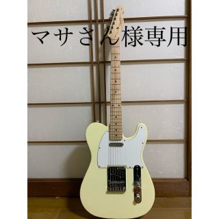 フェンダー(Fender)の(SQUIER)美品テレキャスター　シールド、新品弦付、ケース付(エレキギター)