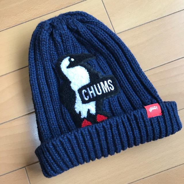 CHUMS(チャムス)のCHUMS チャムス モチーフ付きニット帽 レディースの帽子(ニット帽/ビーニー)の商品写真