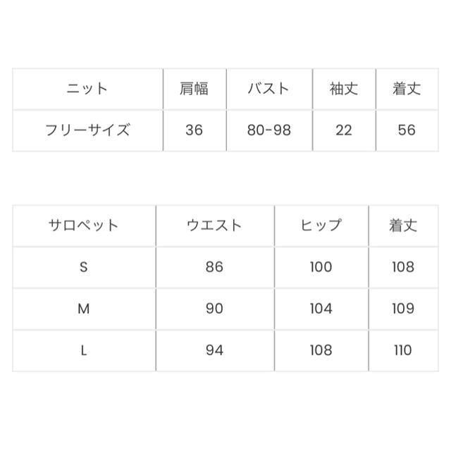 grac i 半袖ニット×サロペットコーデセットM レディースのパンツ(サロペット/オーバーオール)の商品写真