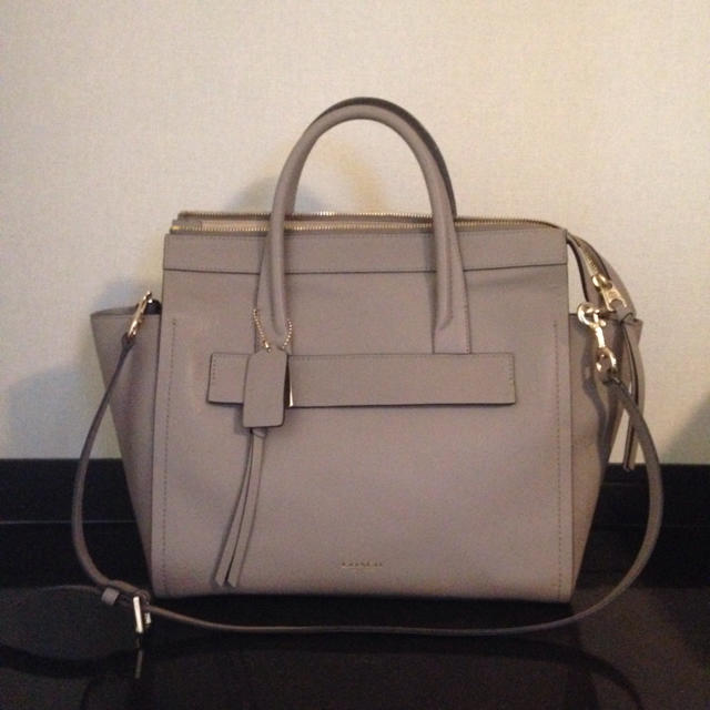 COACH - コーチ グレージュバッグの通販 by みかりんご 期間限定お