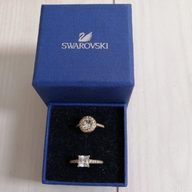 SWAROVSKI(スワロフスキー)の弥生姫様　SWAROVSKI リング　セット レディースのアクセサリー(リング(指輪))の商品写真