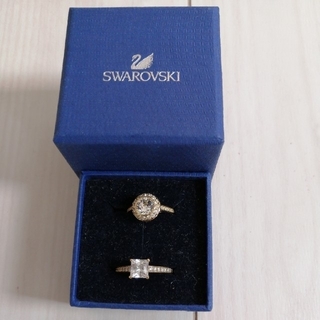 スワロフスキー(SWAROVSKI)の弥生姫様　SWAROVSKI リング　セット(リング(指輪))