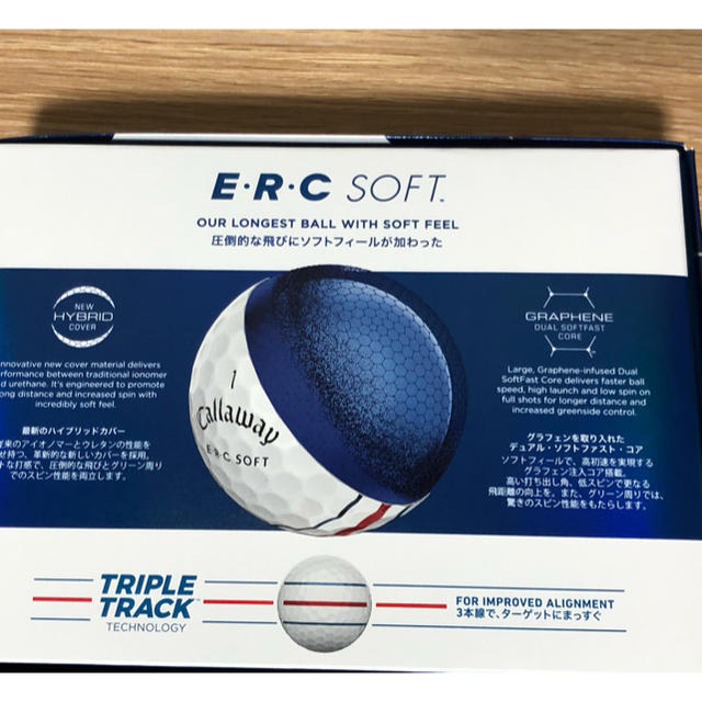 2019年モデル Callaway ERC SOFT 3本線　2ダースゴルフ