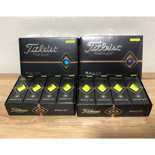 タイトリスト(Titleist)のタイトリスト Titleist PRO V1  2ダース  イエロー (その他)