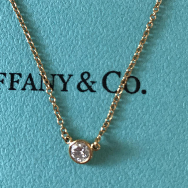 Tiffany ダイヤモンドバイザヤードペンダント0.14アクセサリー