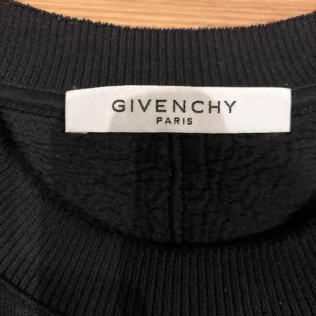 美品 GIVENCHY ジバンシーデストロイ トレーナー スウェット 黒 XS