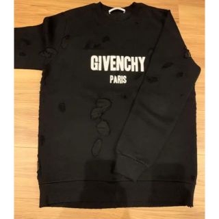 ジバンシィ(GIVENCHY)の美品‼️GIVENCHY デストロイ トレーナー S(スウェット)