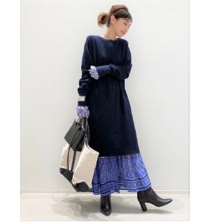 アパルトモンドゥーズィエムクラス(L'Appartement DEUXIEME CLASSE)のBLUE BOHEME/ブルー ボヘムPrinted Long Dress(ロングワンピース/マキシワンピース)