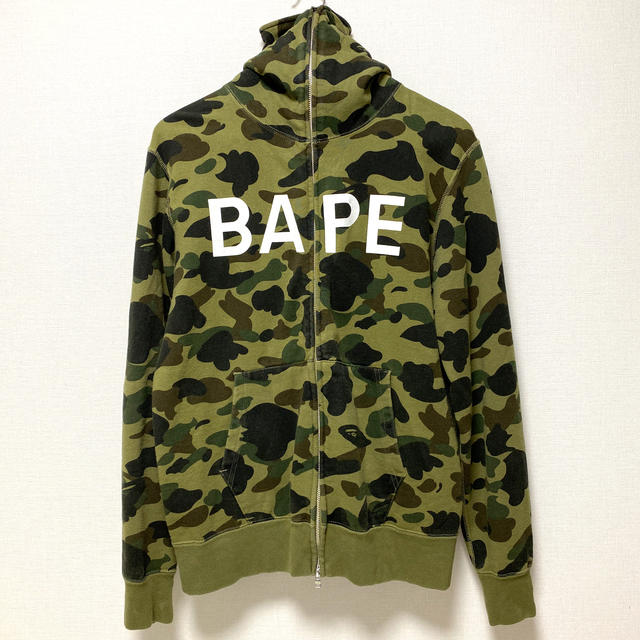 迷彩パーカー　A BATHING APE Lサイズ