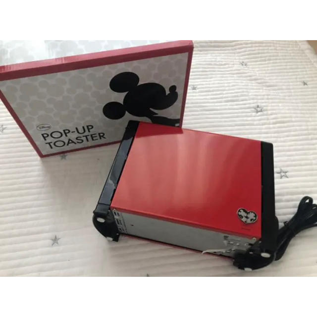 Disney(ディズニー)のディズニー ポップアップトースター レッド スマホ/家電/カメラの調理家電(調理機器)の商品写真