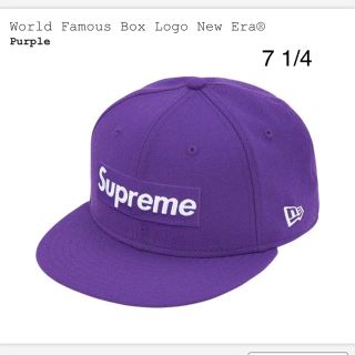 シュプリーム(Supreme)のSupreme World Famous Box Logo New Era®(キャップ)