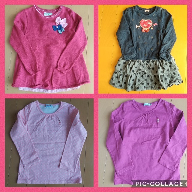 mikihouse(ミキハウス)のリーナちゃん120セット キッズ/ベビー/マタニティのキッズ服女の子用(90cm~)(Tシャツ/カットソー)の商品写真