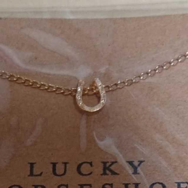 LUCKY HORSESHOE ネックレス レディースのアクセサリー(ネックレス)の商品写真