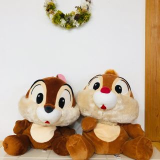 チップアンドデール(チップ&デール)のチップとデールのぬいぐるみ(ぬいぐるみ)