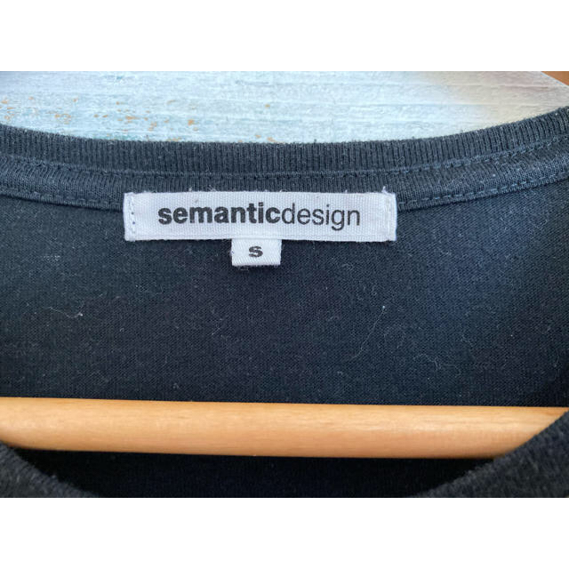 semantic design(セマンティックデザイン)の美品♪　Semantic Design ロンティ✨　形が綺麗♡ メンズのトップス(Tシャツ/カットソー(七分/長袖))の商品写真