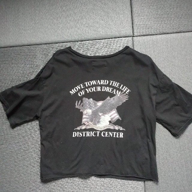 Ungrid(アングリッド)のアングリッド ショート丈 イーグルTシャツ レディースのトップス(Tシャツ(半袖/袖なし))の商品写真