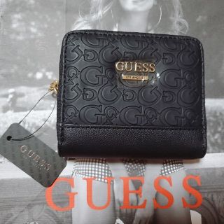 ゲス(GUESS)の【大人気】GUESS ゲス 折り財布 ミニ財布 ブラック(財布)