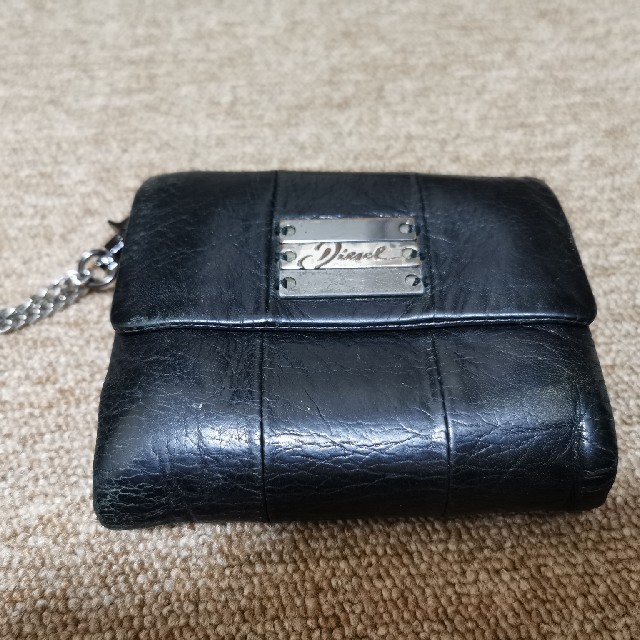 DIESEL ２つ折り財布 leather