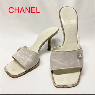 シャネル(CHANEL)のCHANEL シャネル サンダル ミュール 36(サンダル)