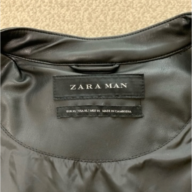 ZARA(ザラ)のZARA ザラ　メンズフェイクジャケット メンズのジャケット/アウター(レザージャケット)の商品写真