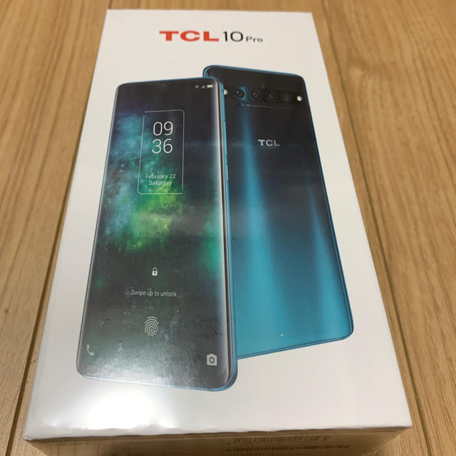 スマホ/家電/カメラ【新品未開封】tcl 10 pro simフリー　グリーン