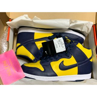 ナイキ(NIKE)の即日 29 nike dunk ミシガンカラー ダンク(スニーカー)