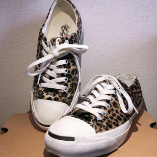 コンバース(CONVERSE)の【e様 専用】converse jack purcell レオパード柄スニーカー(スニーカー)