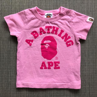 アベイシングエイプ(A BATHING APE)のBAPE KIDS 70cm Tシャツ(Ｔシャツ)